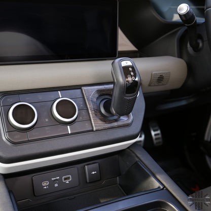 Gear Selector Surround Trim - Oak Wood - for Land Rover Defender L663