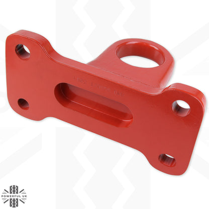 Tow Loop Upgrade Kit A - Red Loops + Black Inserts for Land Rover Defender L663