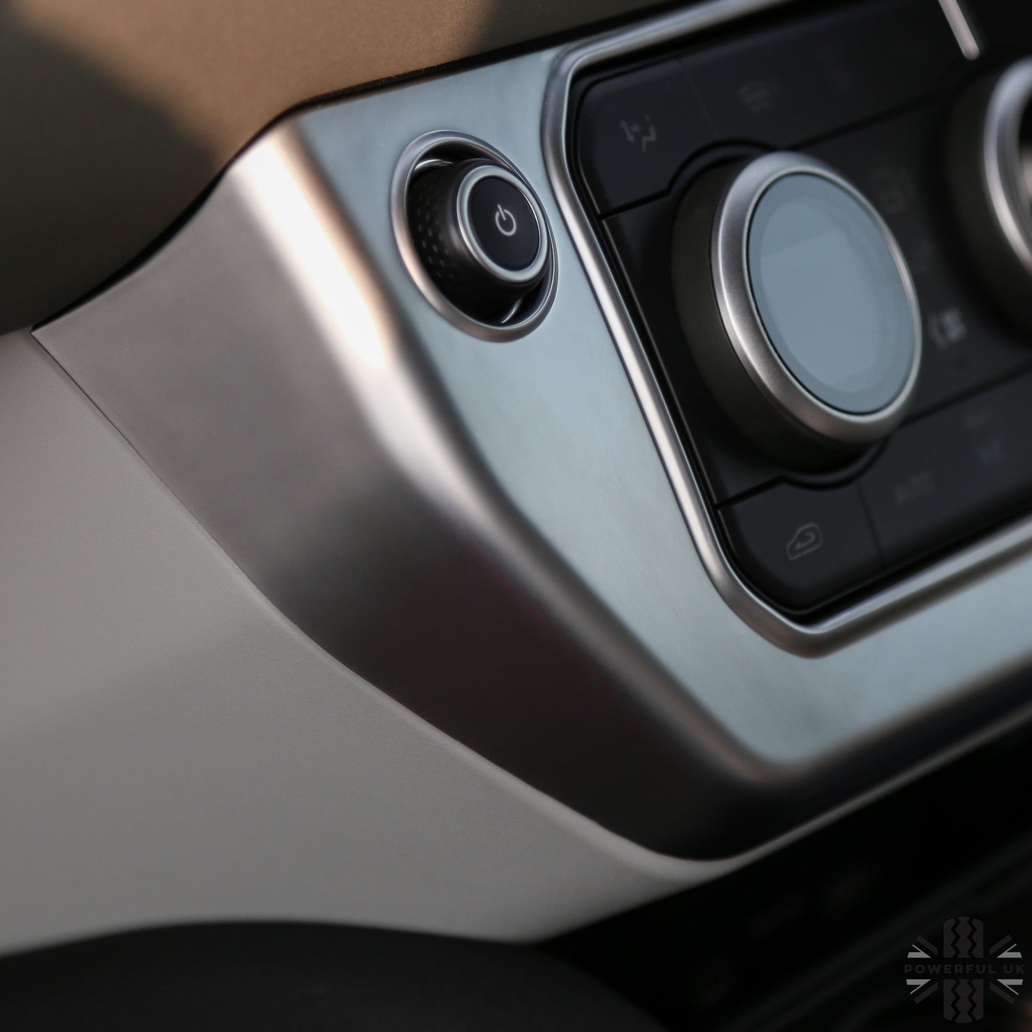 Centre Dash Cover Trim - Silver - for Land Rover Defender L663