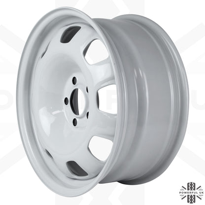 Genuine 18" Steel Wheel White for Land Rover Defender L663