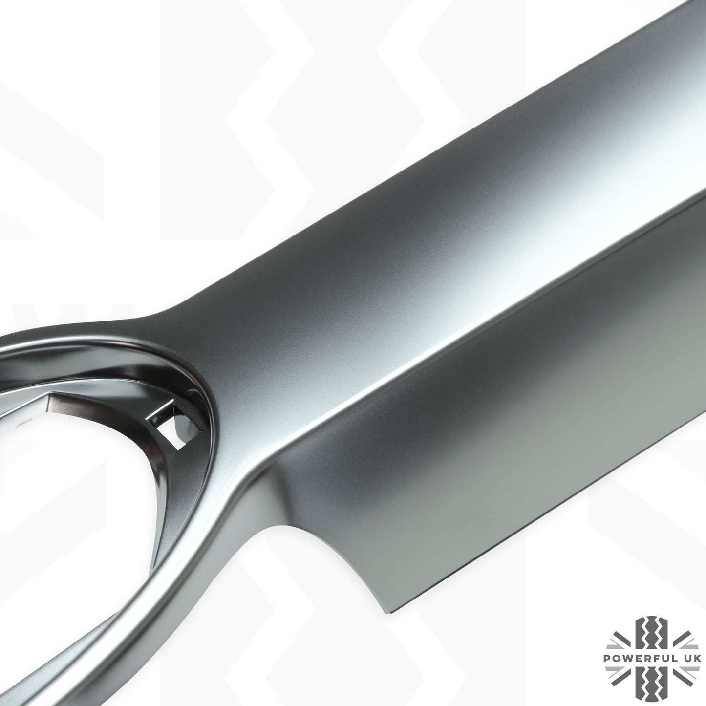 Front Grille Bar in Starlight Satin Chrome (Genuine) for Land Rover Defender L663