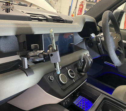 Dash Phone Holder Mount with 1" ball head for Land Rover Defender L663