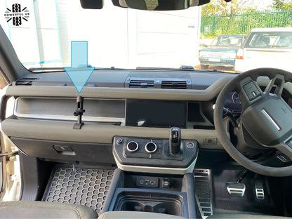 Dash Clamp/Mount System with 1" ball head for Land Rover Defender L663 - Type B
