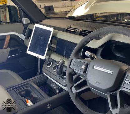 Dash Tablet Holder Mount with 1" ball head for Land Rover Defender L663