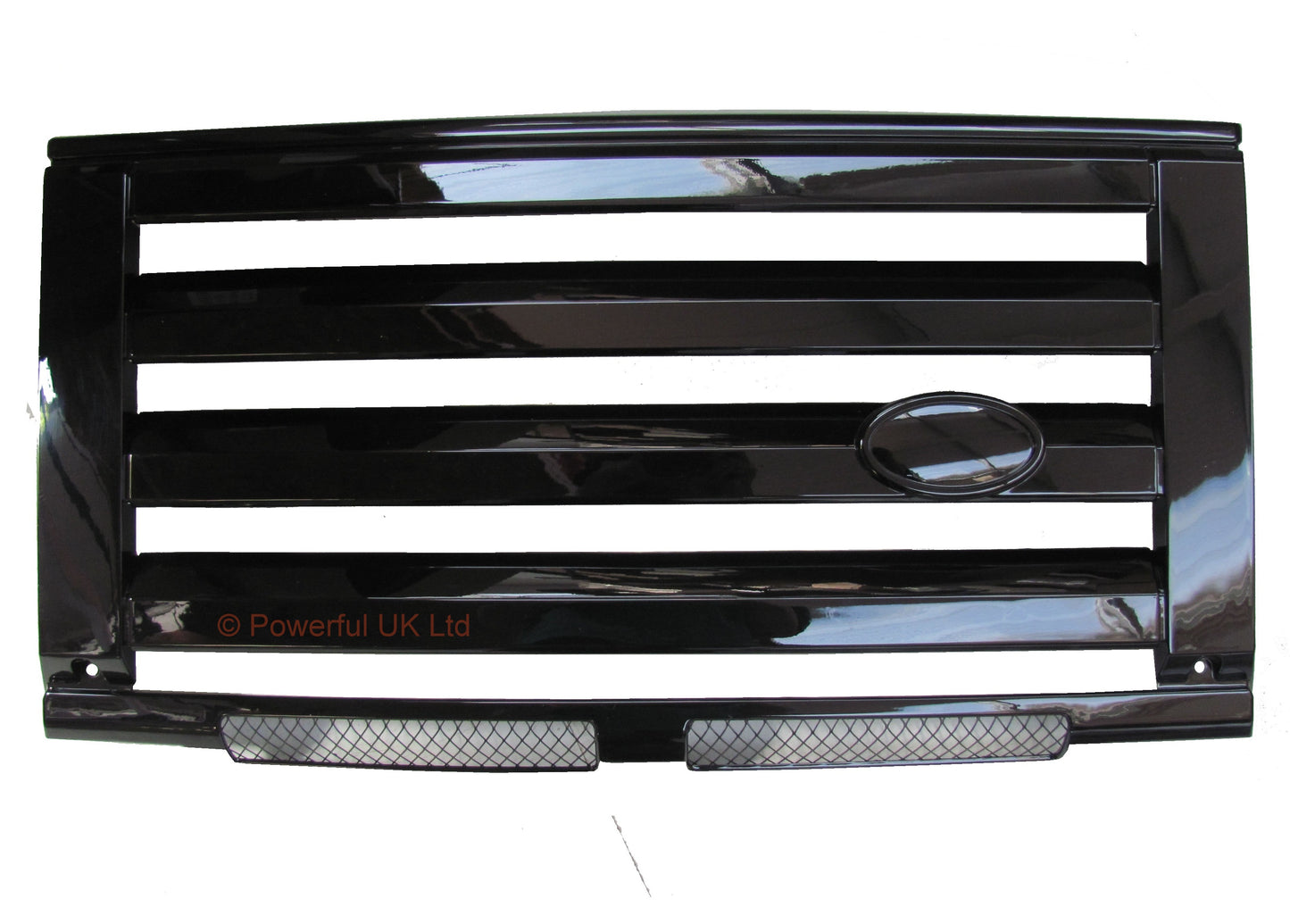 Front Grille Kit - Gloss Black - for Land Rover Defender SVX