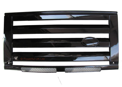 Front Grille Kit - Gloss Black - for Land Rover Defender SVX