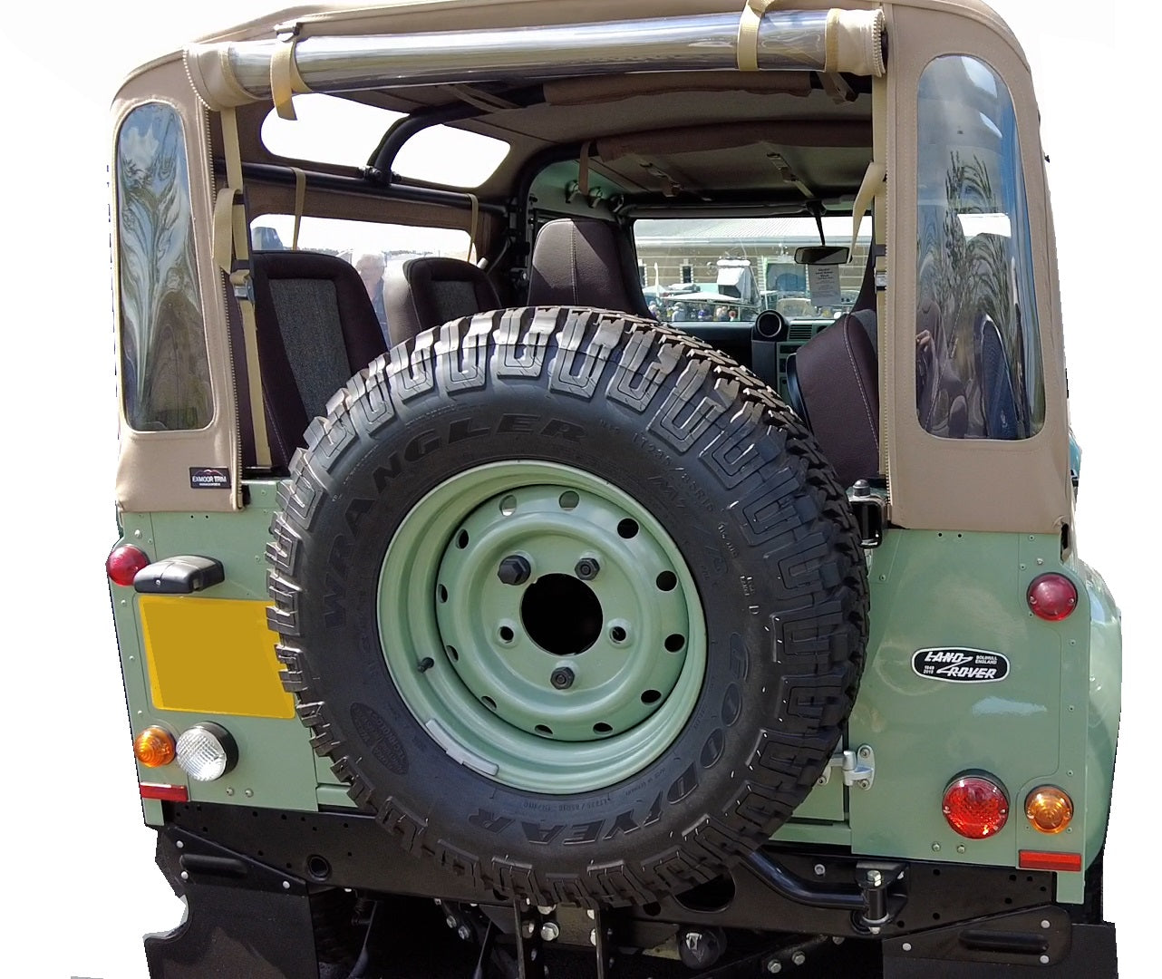 Genuine 16" Steel Wheels - Primer - Set of 5 for Classic Land Rover Defender Heritage