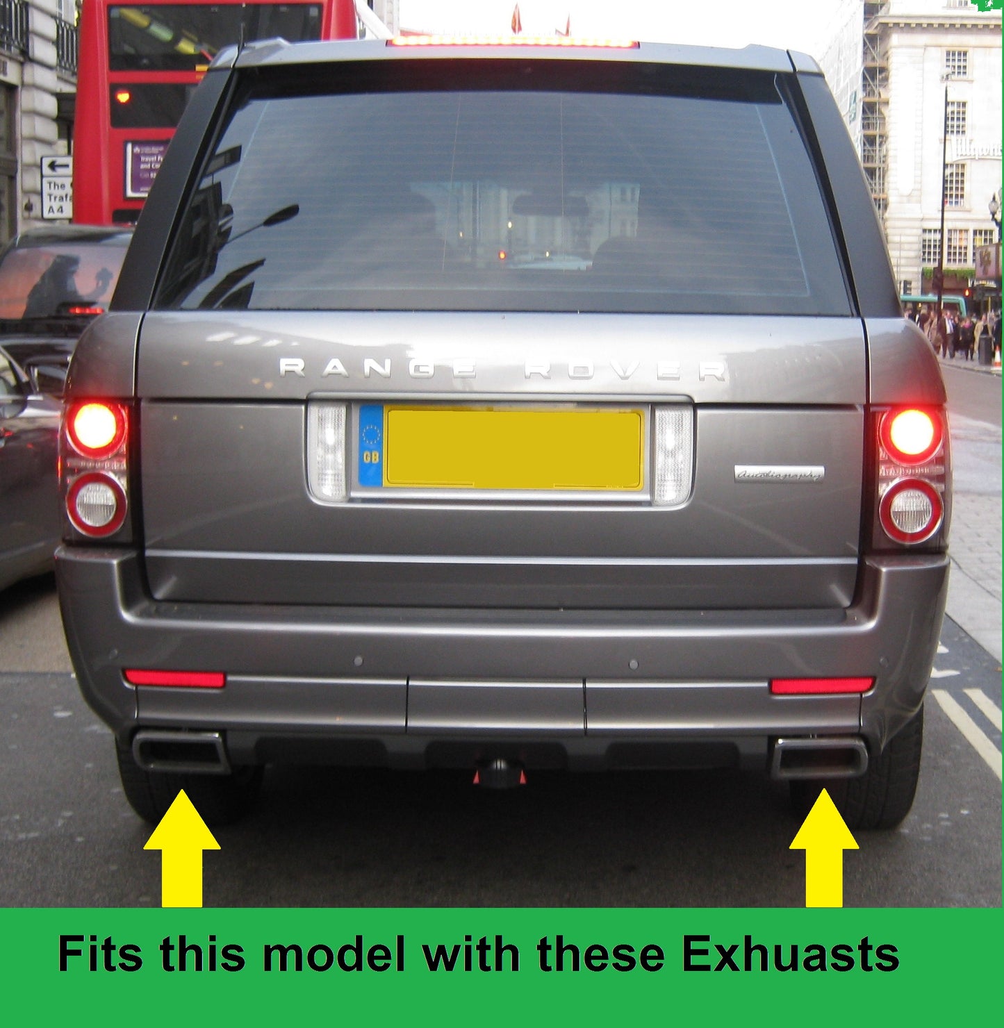 Rear Mudflaps for Range Rover L322 "Exterior Design Pack" - (Pair)