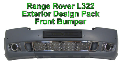 "Exterior Design Pack" Front Bumper for Range Rover L322- Aftermarket
