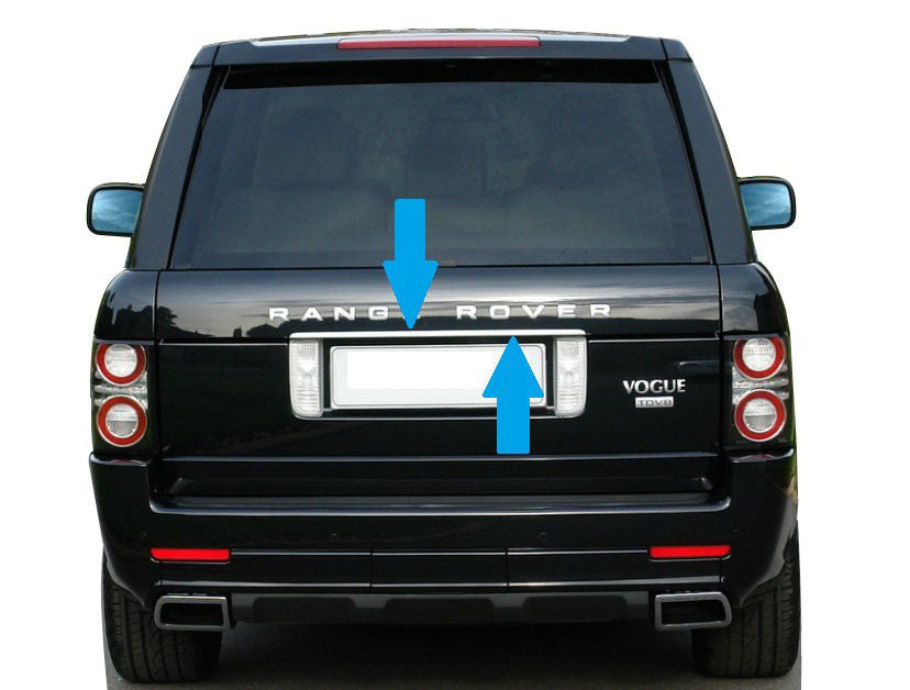 Rear Tailgate Trim Strip - Titan Silver for Range Rover L322