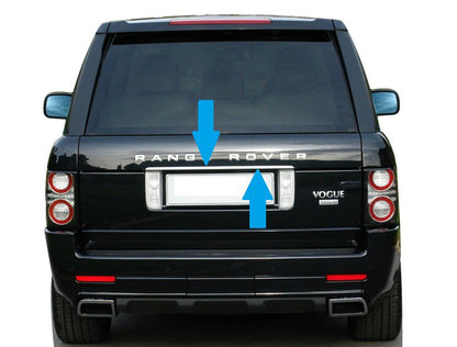 Rear Tailgate Trim Strip - Titan Silver for Range Rover L322