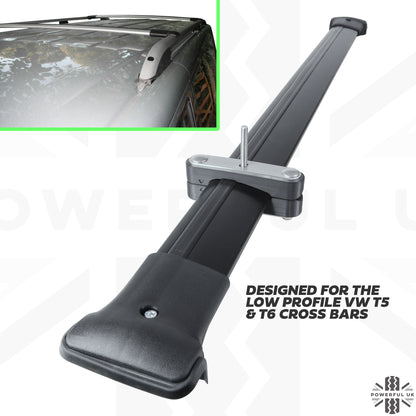 CROSS BAR Mount Clamp Kit for VW Transporter T5 & T6 Van - Kit D (Stainless)