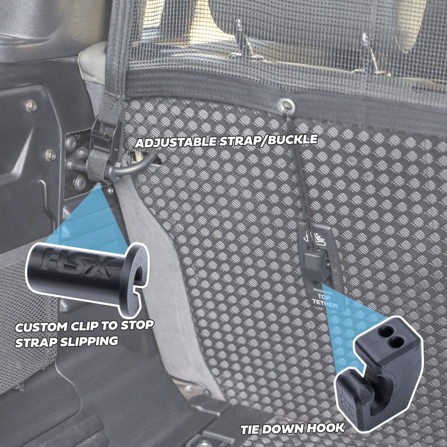 Loadspace Partition Net for Land Rover Defender L663 (110) - PFUK Design