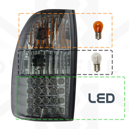 Rear Light Kit - LED Smoked for Mitsubishi L200