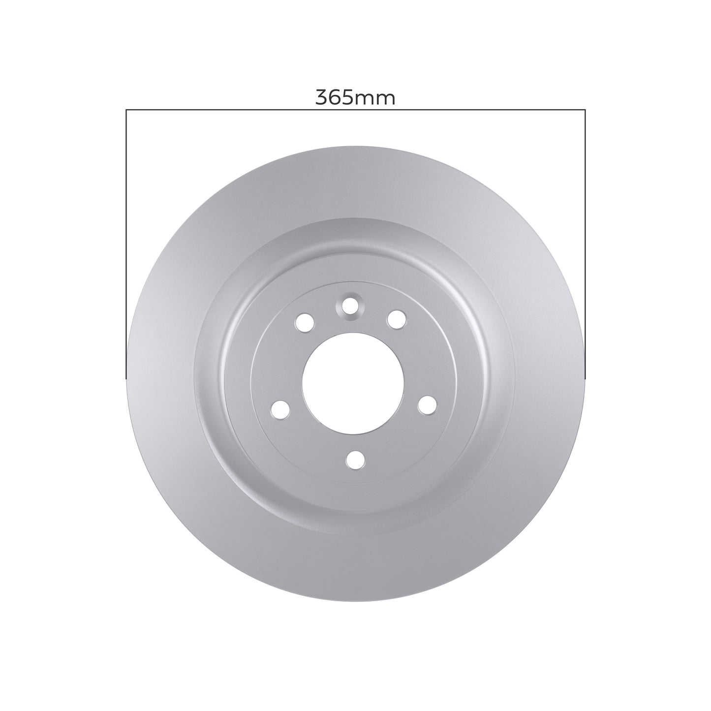 2x Hella 365mm Rear Brake Discs for Range Rover L405