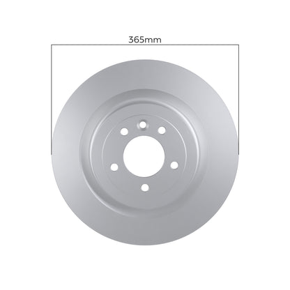 2x Hella 365mm Rear Brake Discs for Land Rover Defender L663