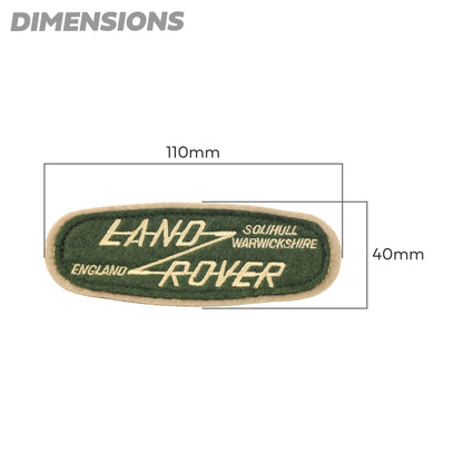 Land Rover x Red Canoe Embroidered Patch - Small