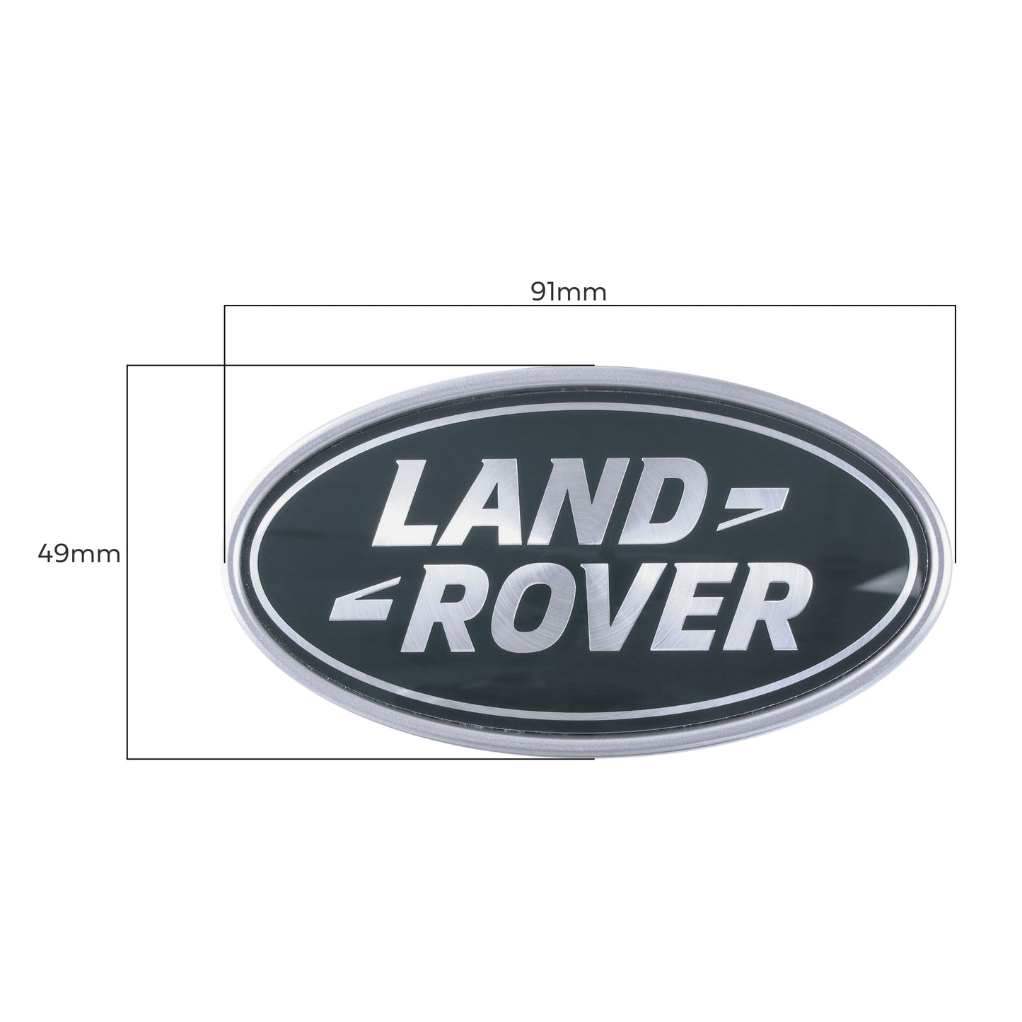 Genuine Rear Tailgate Badge - Green & Silver - for Range Rover Sport L494