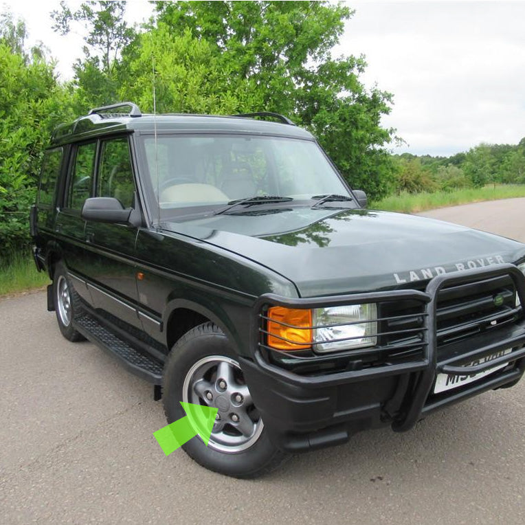 Genuine 4x Alloy Wheel Centre Caps for Land Rover Discovery 1 - Pewter Grey