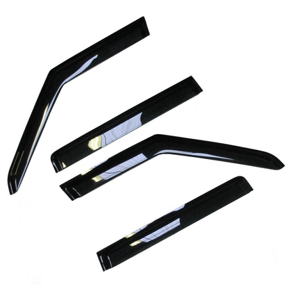 Window Wind Deflector kit - Smoked - for Land Rover Discovery 3 & 4