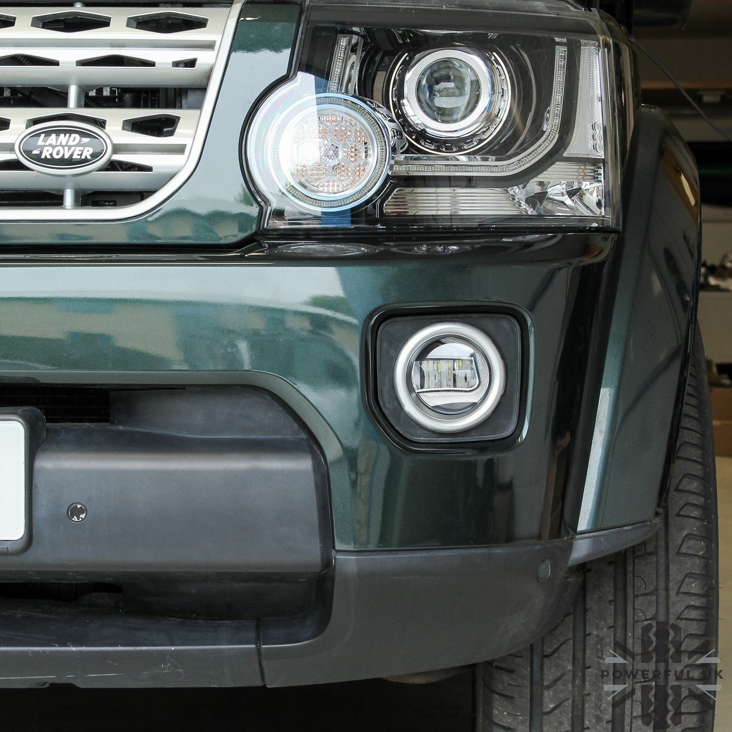 Front Bumper fog & DRL 2 in 1 LED lamps for Land Rover Discovery 4