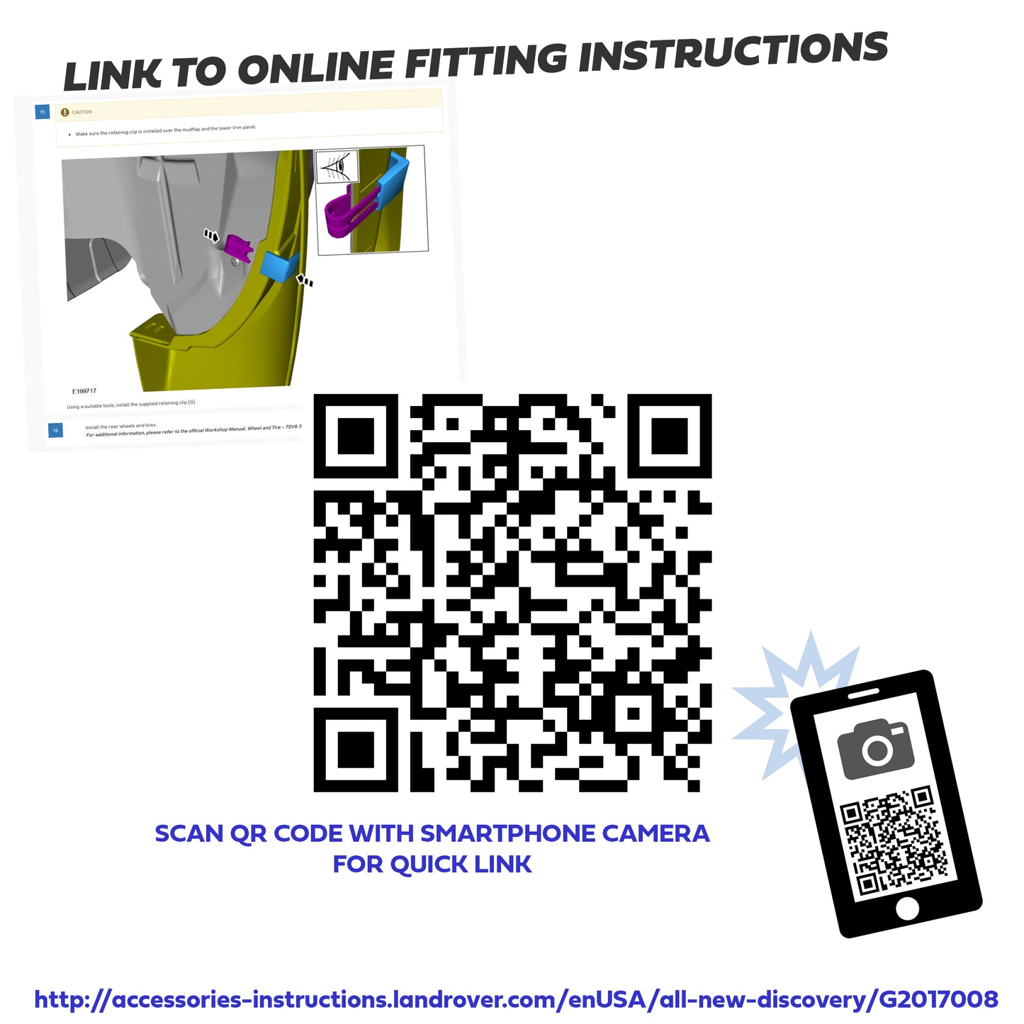 Genuine REAR Mudflaps for Land Rover Discovery 5 pre-facelift 2017-20