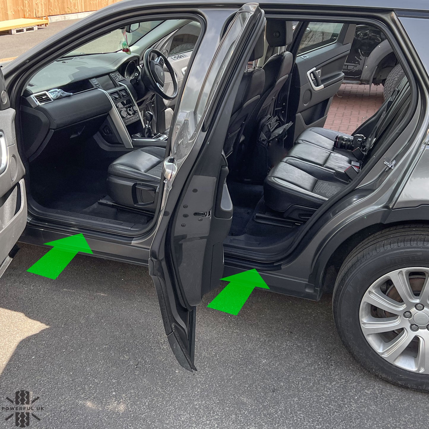 Outer Sill Step Cover Decal Set for Land Rover Discovery Sport