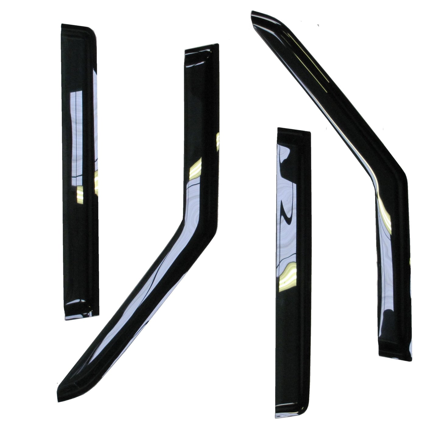 Window Wind Deflector kit - Smoked - for Land Rover Discovery 3 & 4