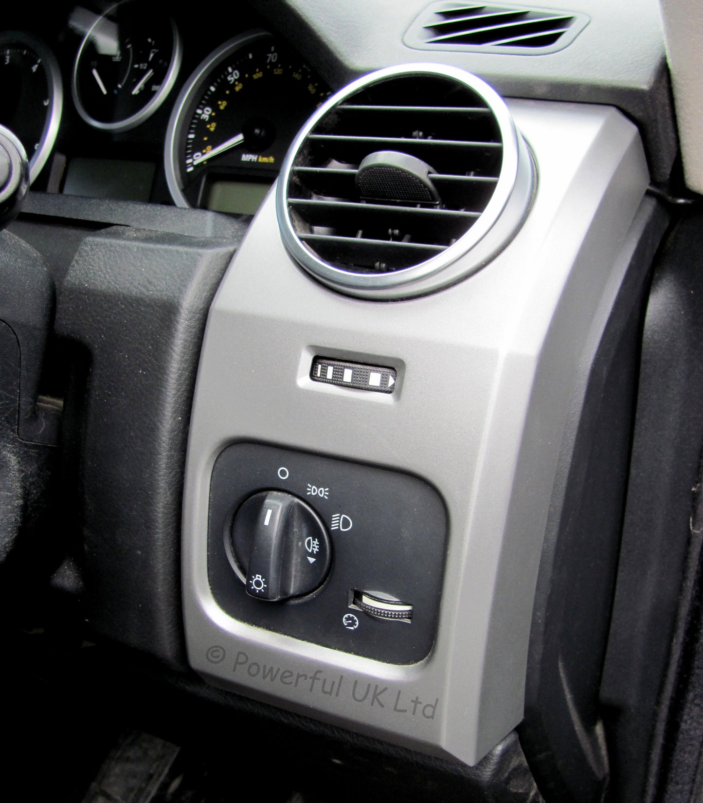 Dashboard Panel End Panel - Graphite - for Land Rover Discovery 3 - RH