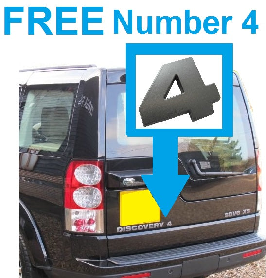 Front Grille for Land Rover Discovery 3 - Disco 4 look - Gloss Black