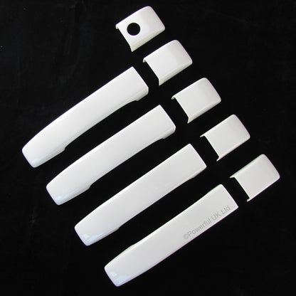 Door Handle Covers (9pc set) for Range Rover L322 -  Alaska White