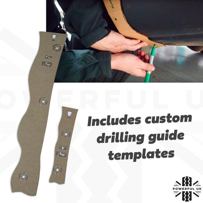 Front & Rear Mudflap Kit for Range Rover Sport L494 WITHOUT Side Steps