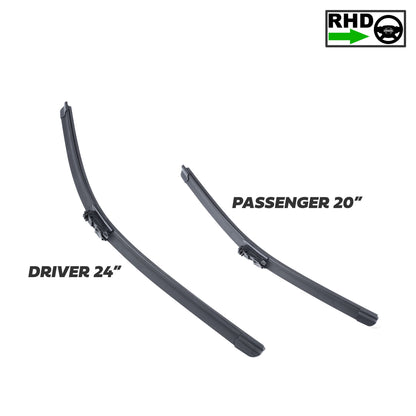 Aftermarket Front Wiper Blades (PAIR) for Land Rover Freelander 2 - RHD