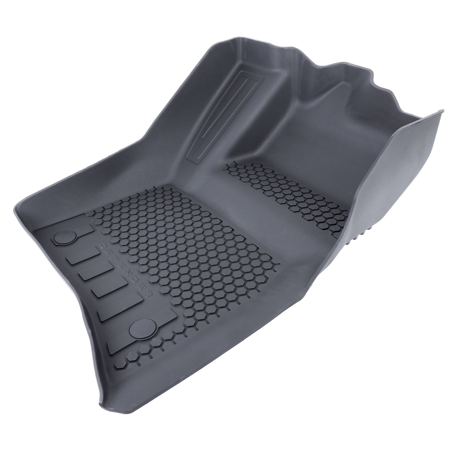 Rubber Floor Mat Set - Genuine - for Land Rover Defender L663(110 models) - RHD - 7 seat