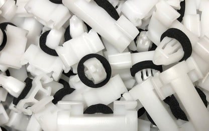 5x Outer Door Moulding Panel Clips for Range Rover L322 (Upper ridge)