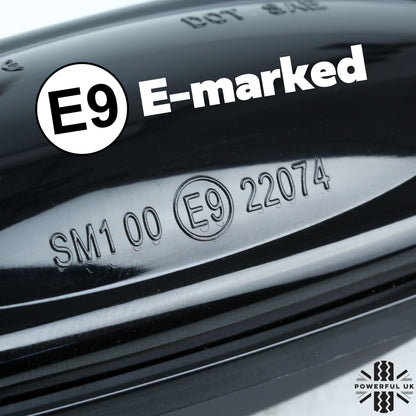 Side Repeaters (Pair) - LED - Smoked - Dynamic Sweep for MG Rover (various models)