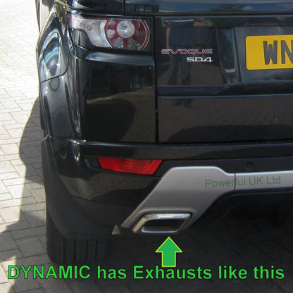 Front & Rear Mudflap Kit for Range Rover Evoque L538 Dynamic - Easy Fit