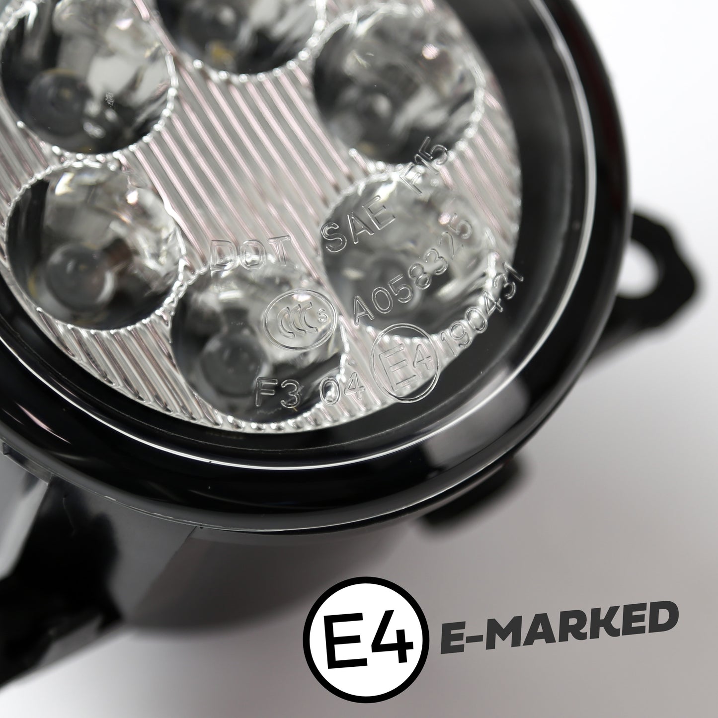 Front Bumper Fog Lamps LED (6 LED) for Land Rover Freelander 2 - PAIR