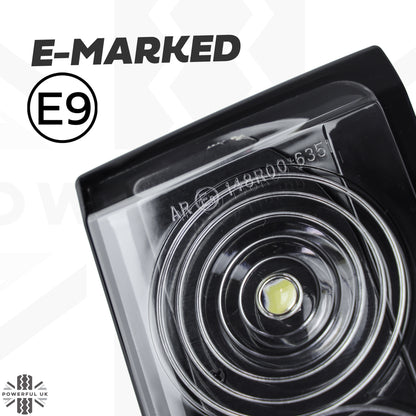 LED Reverse Light Assemblies (Pair) for Range Rover L322 - Clear Lens