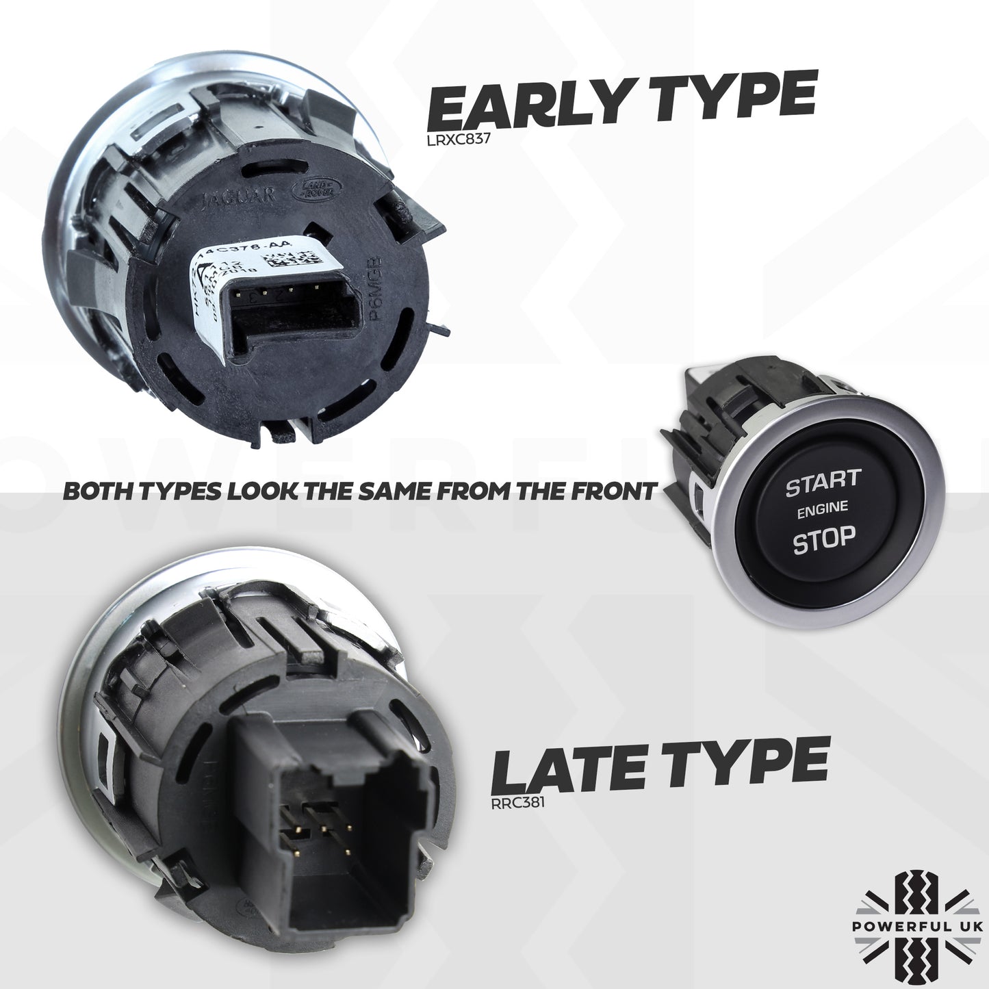 Start/Stop Switch for Range Rover  L405 - 5pin Type