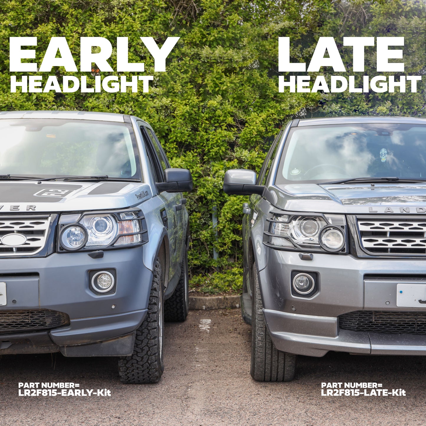 Headlight Guard Kit for Land Rover Freelander 2 - Late Type 2012+