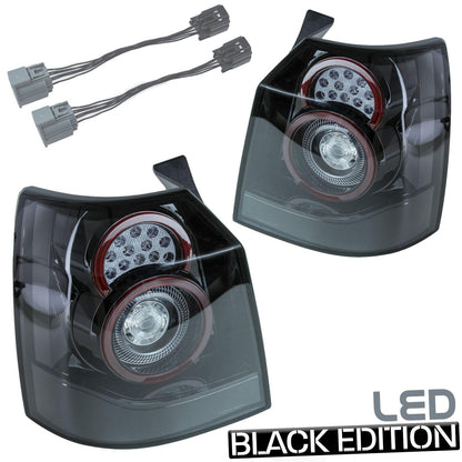 Black LED Rear lights for Land Rover Freelander 2007-12