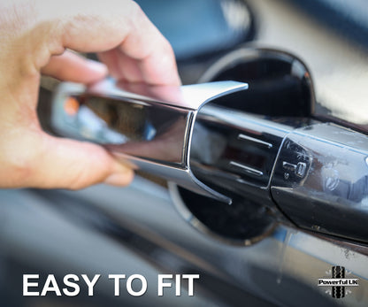 2pc "Autobiography Style" Door Handle Covers for Range Rover Evoque L538 - Silver/Corris Grey