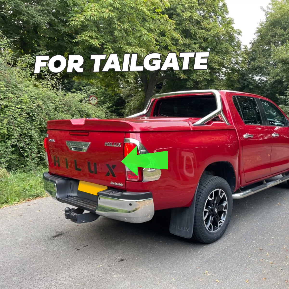 2x Tailgate Strut Kits for Toyota Hilux Revo (2015+)