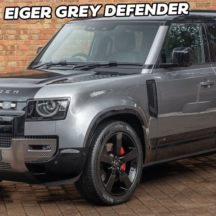 Spare Wheel Delete Cover Set for Land Rover Defender L663 - Eiger Grey