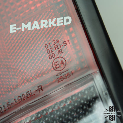 Rear Light - ORANGE/RED/CLEAR (36cm Tall) - RH - for Nissan Navara D21