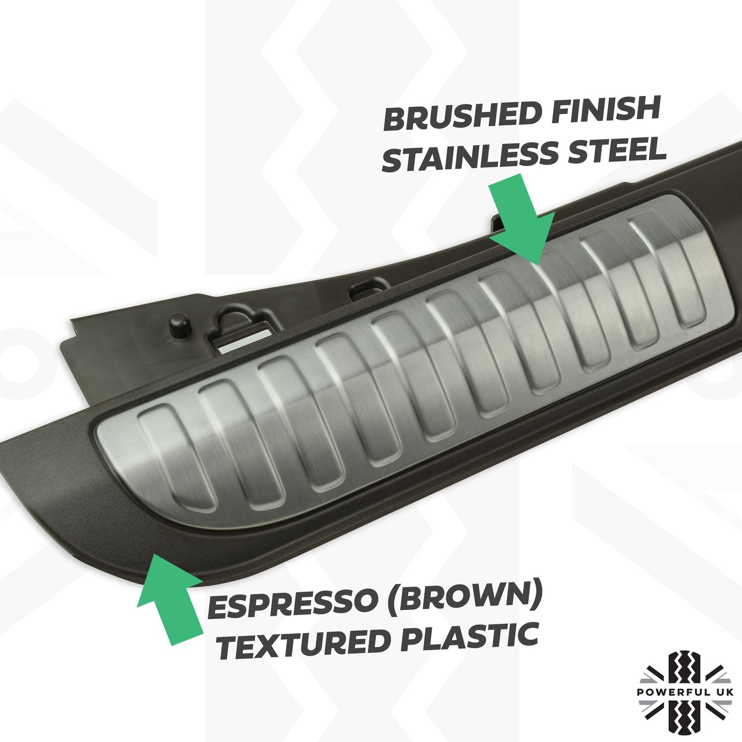 Loadspace Finisher - Stainless Steel + Espresso Brown for Range Rover Sport L494