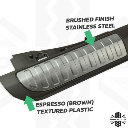 Loadspace Finisher - Stainless Steel + Espresso Brown for Range Rover Sport L494