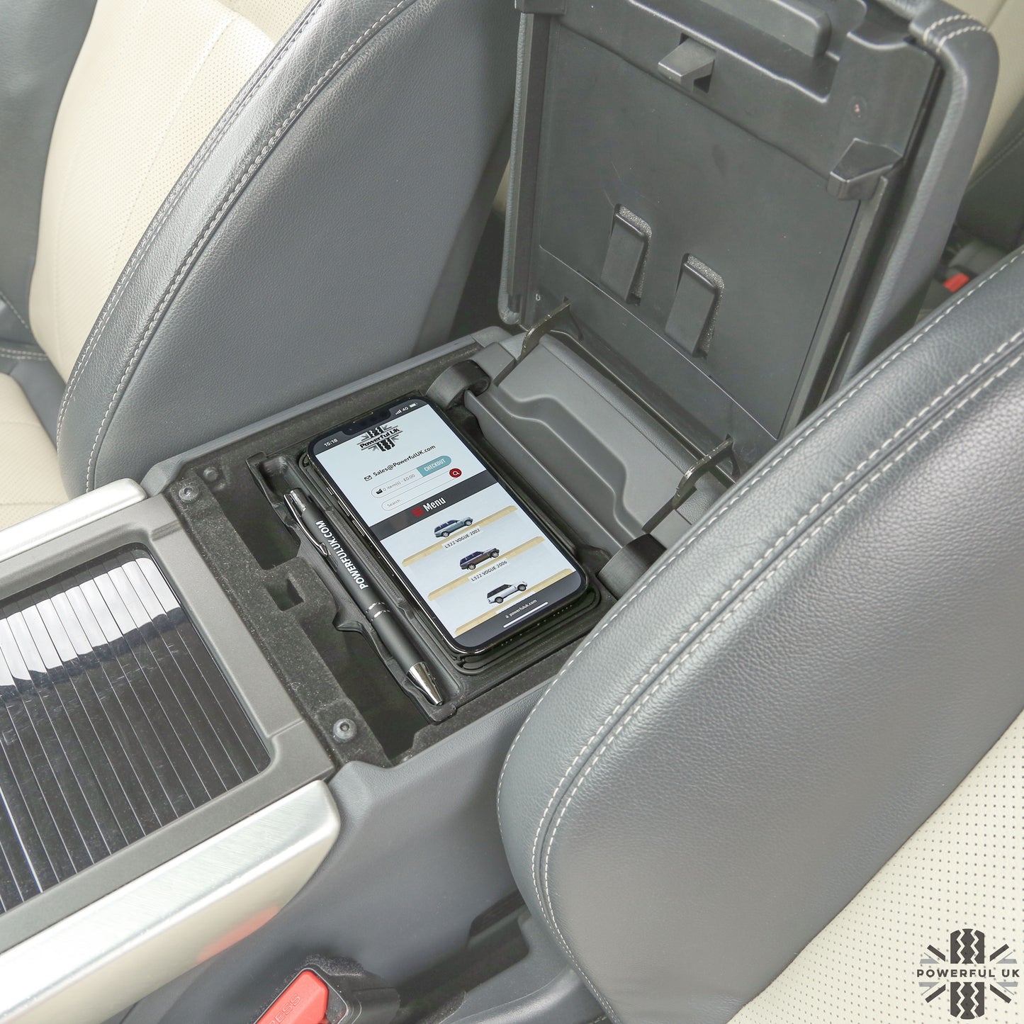 Wireless Charging Tray for Range Rover Evoque 1 - for Late Type Cubby Box