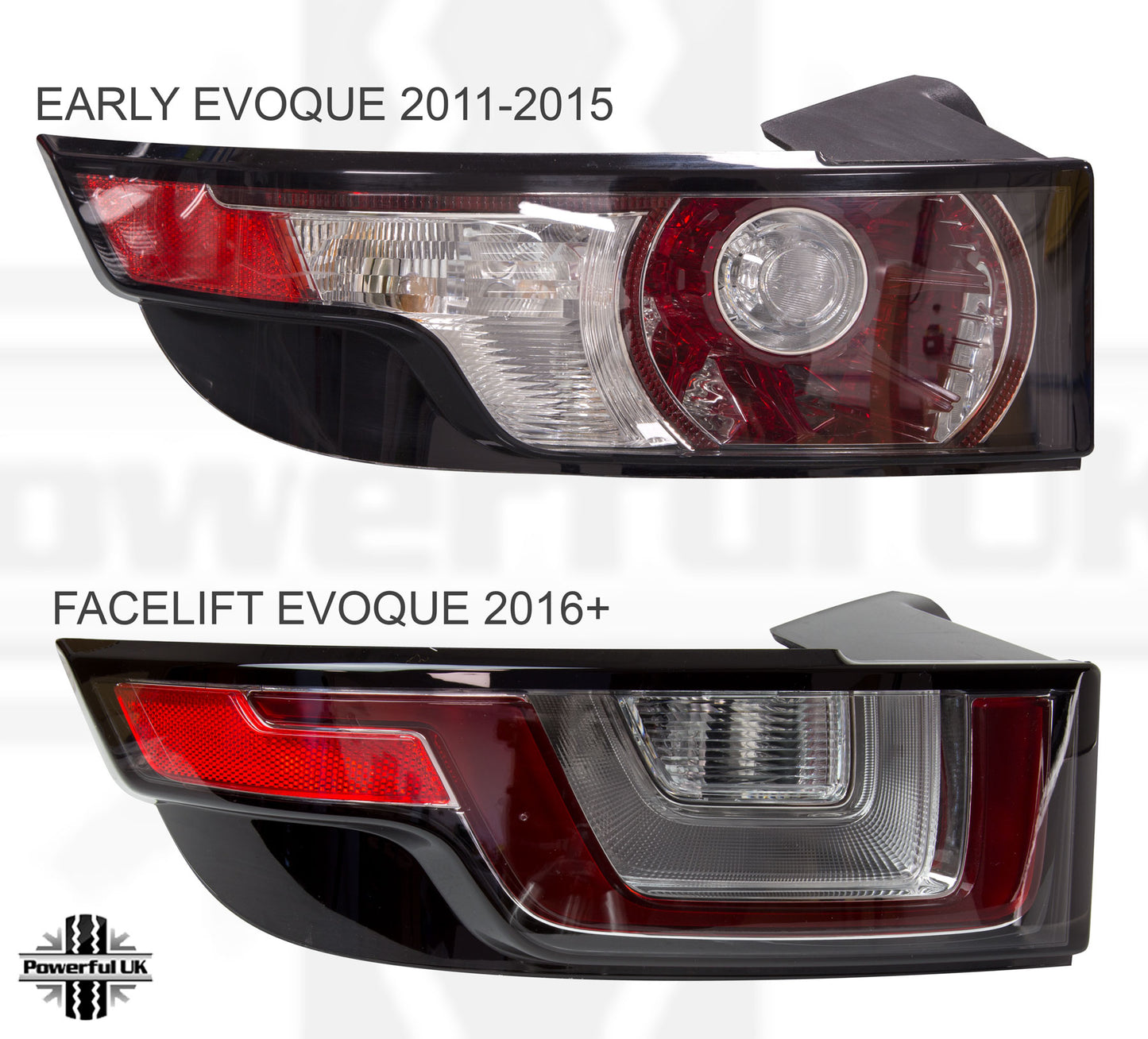 LH Genuine Rear Light Assembly for Range Rover Evoque 1 - Facelift
